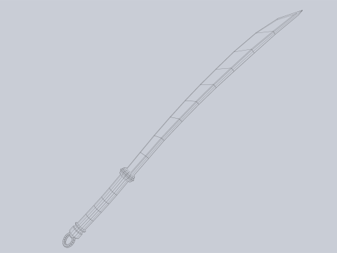 Jade blade Modelo 3D