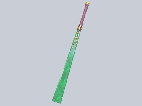 Jade blade 3D 모델