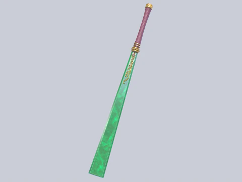 Jade blade 3D Model