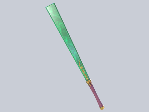Jade blade 3D 모델