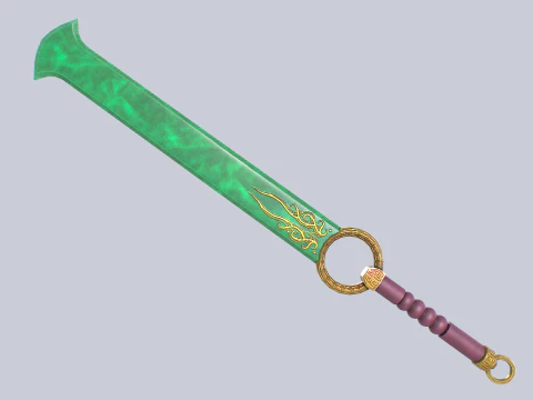 Jade blade collection 3D Model