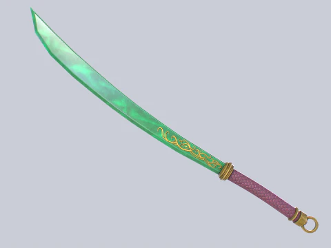 Jade blade collection 3D Model