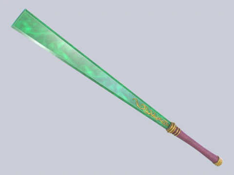 Jade blade collection 3D Model