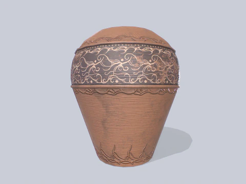 Clay pot 3D Model