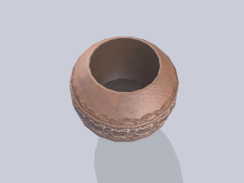 Clay pot 3D Model