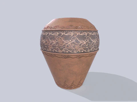 Clay pot 3D Model