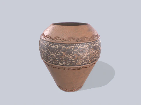 Clay pot 3D Model