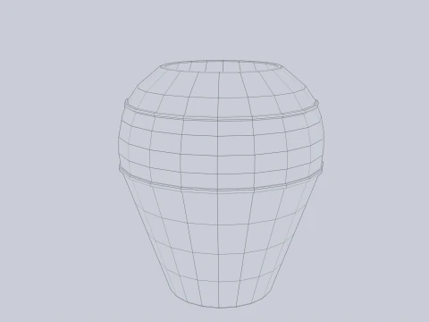Clay pot 3D Model