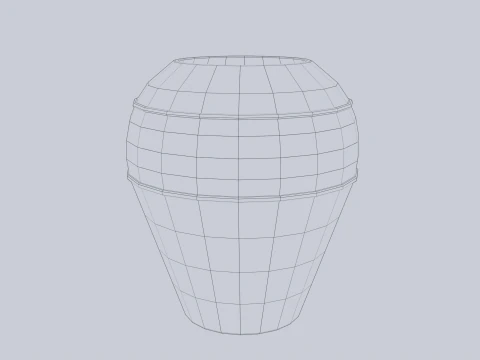Clay pot 3D Model