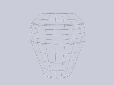 Clay pot 3D Model