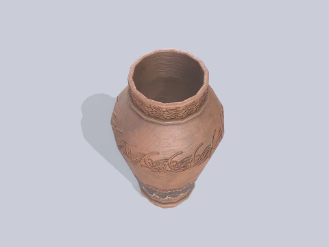 Clay pot 3D Model
