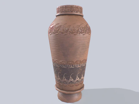 Clay pot 3D Model