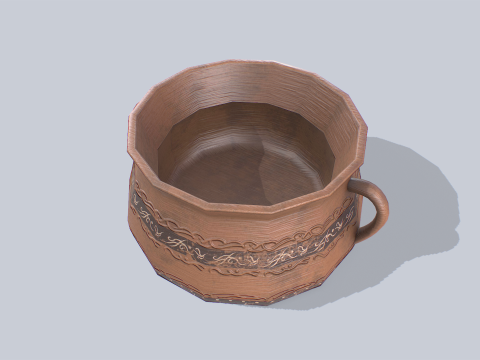 Clay pot 3D मॉडल