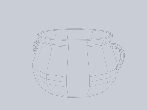 Clay pot 3D मॉडल
