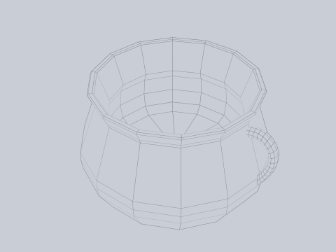Clay pot 3D मॉडल