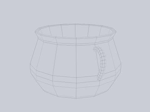 Clay pot 3D मॉडल