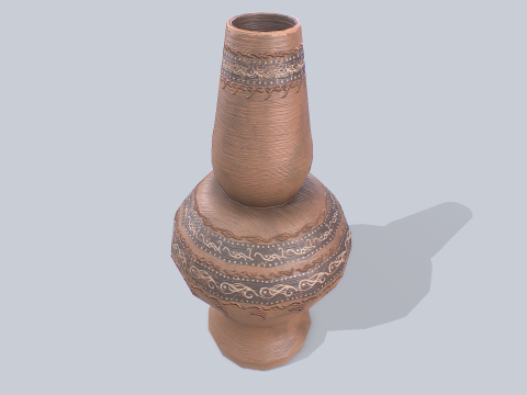 Clay pot 3D 모델