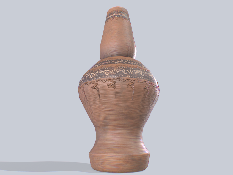 Clay pot 3D 모델