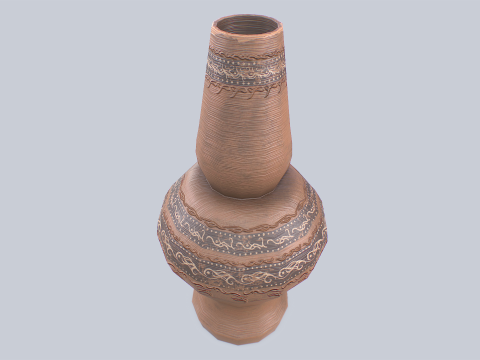 Clay pot 3D 모델