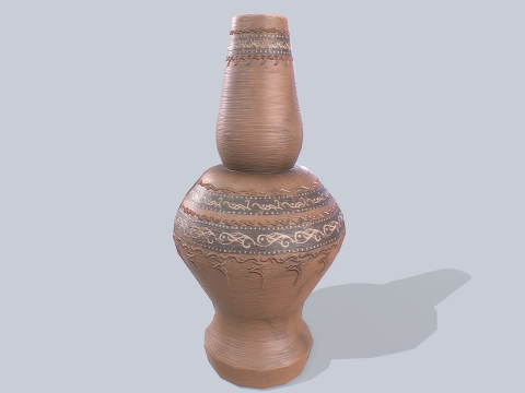 Clay pot 3D 모델