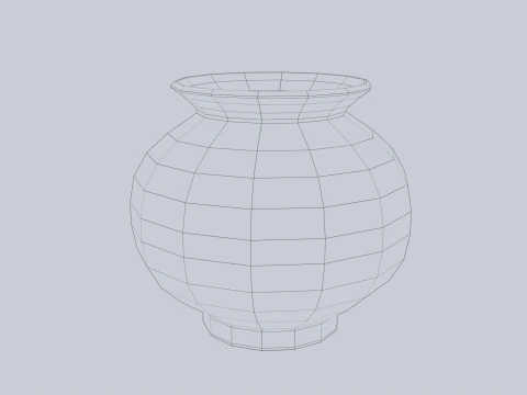 Clay pot 3D Model