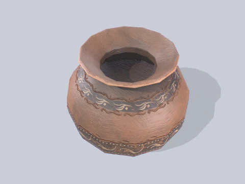 Clay pot 3D Model