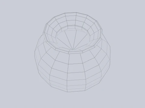 Clay pot 3D Model