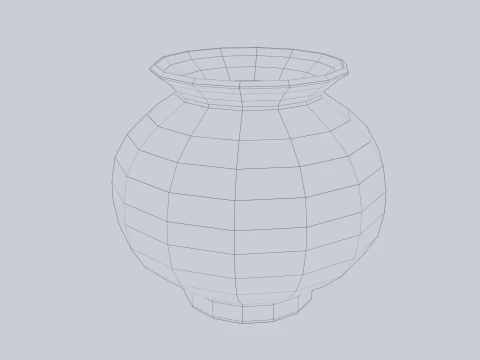 Clay pot 3D Model