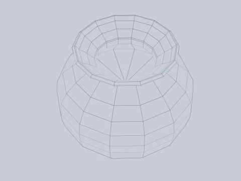 Clay pot 3D Model