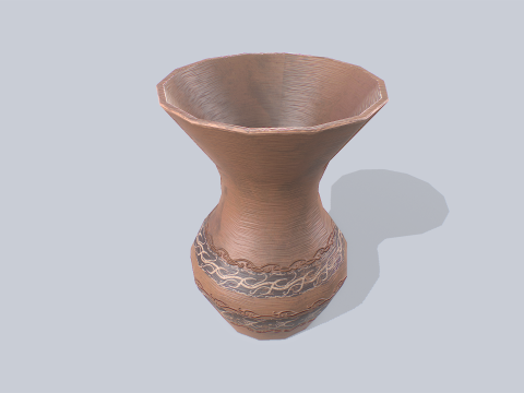 Clay pot 3D Model