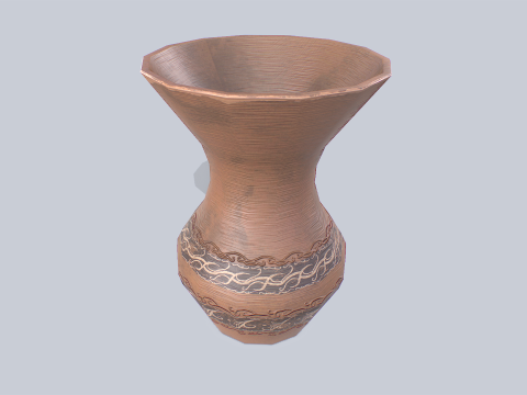 Clay pot 3D Model