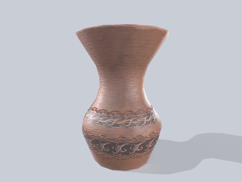 Clay pot 3D Model