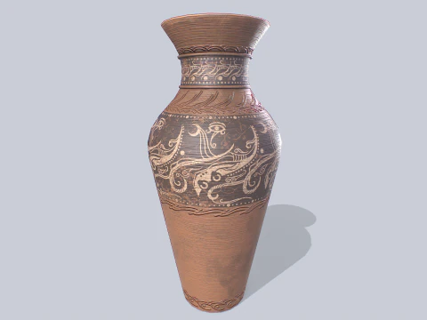 Clay pot collection 3D Model