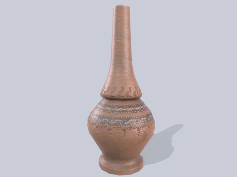 Clay pot collection 3D Model