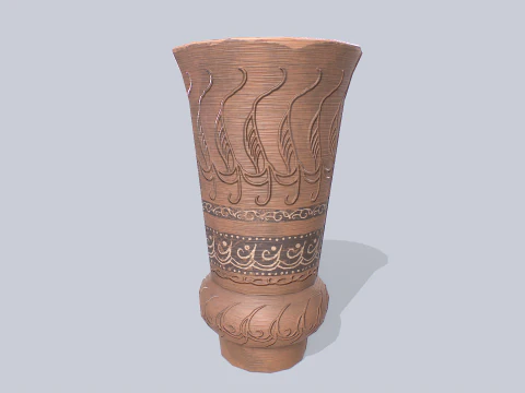 Clay pot collection 3D Model