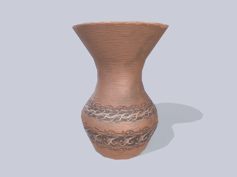 Clay pot collection 3D Model