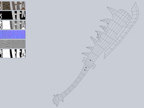 Primal weapon 3D 模型