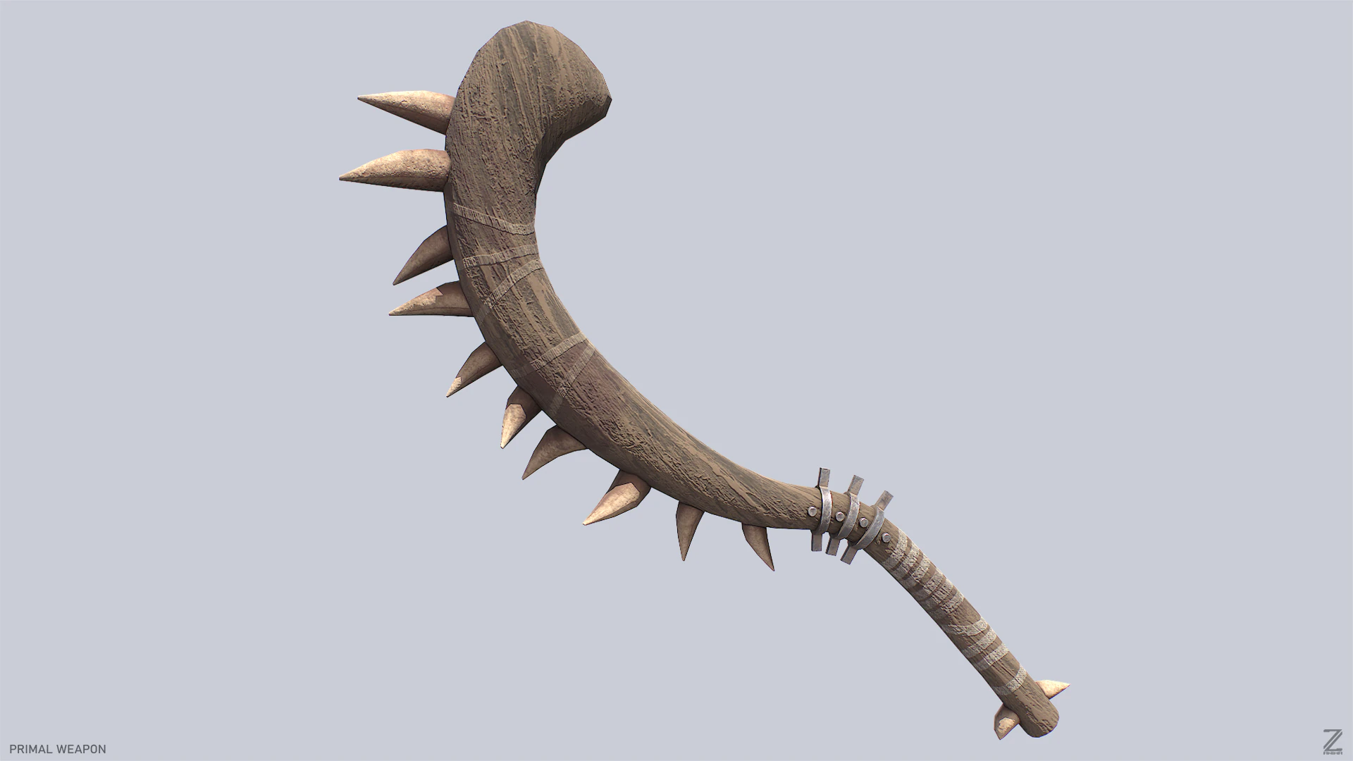 Primal weapon 3D Model .c4d .max .obj .3ds .fbx .stl .blend 