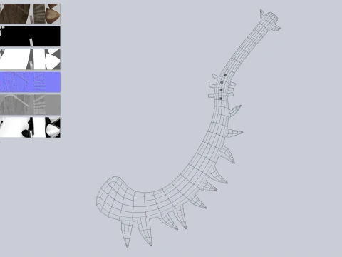 Primal weapon 3D Model