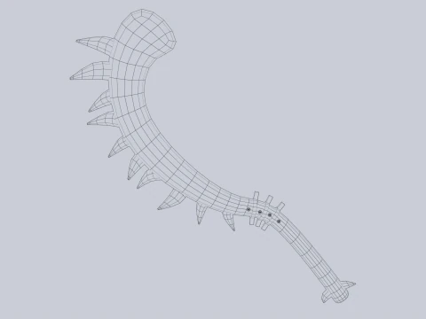 Primal weapon 3D Model