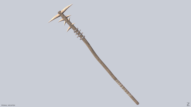 Primal weapon 3D-Modell .c4d .max .obj .3ds .fbx .stl .blend 