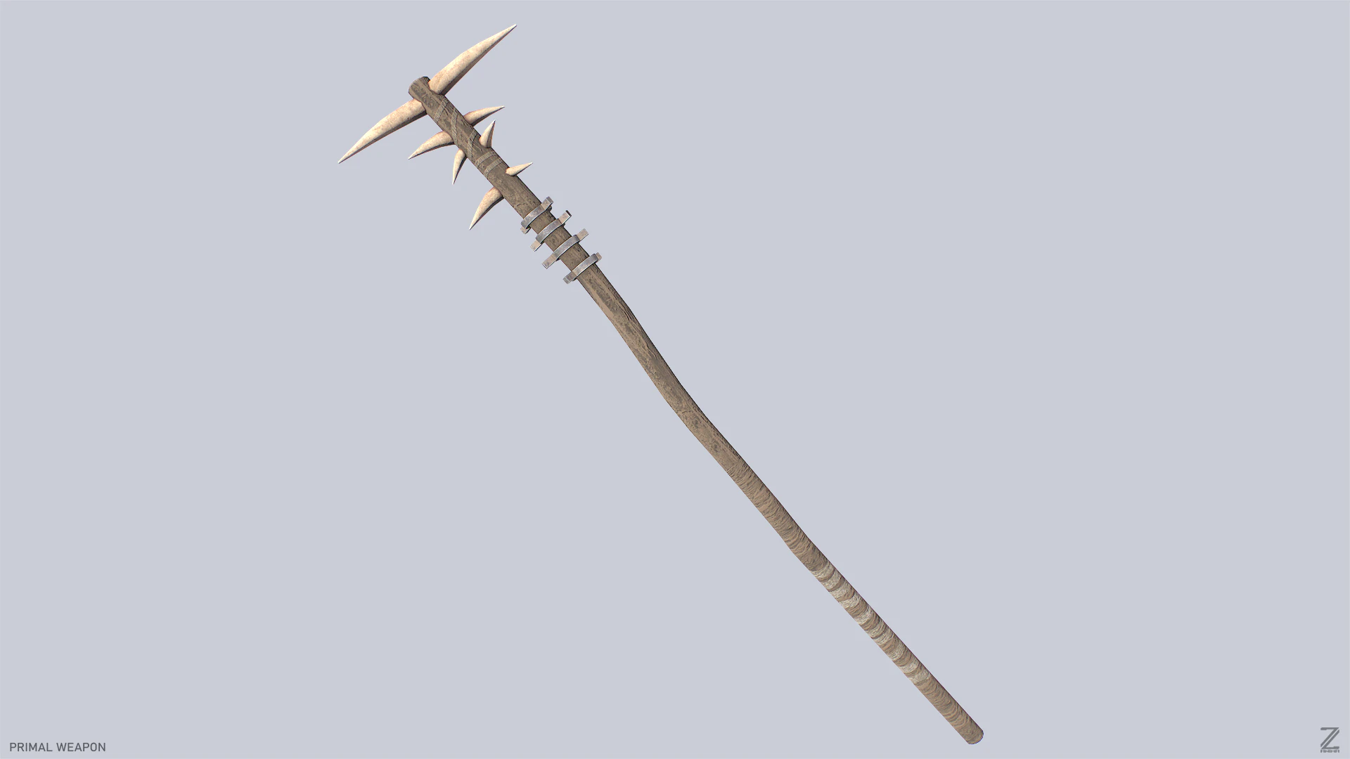 Primal weapon 3D Model .c4d .max .obj .3ds .fbx .stl .blend 