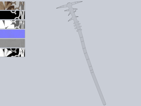 Primal weapon 3D-Modell