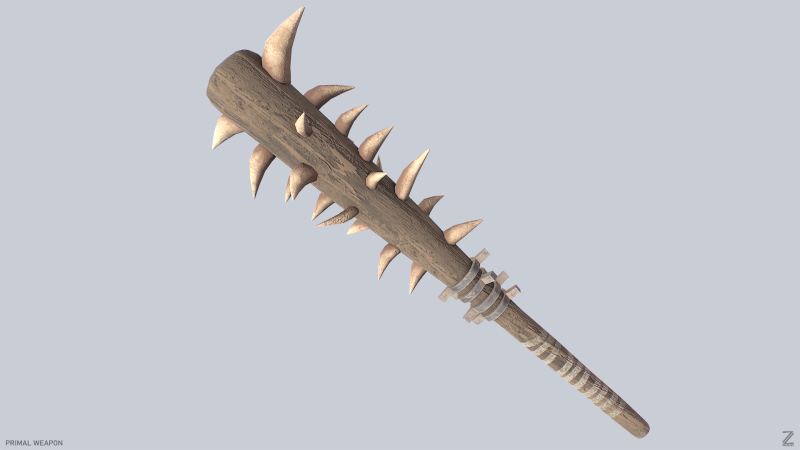 Primal weapon 3D-Modell .c4d .max .obj .3ds .fbx .stl .blend 