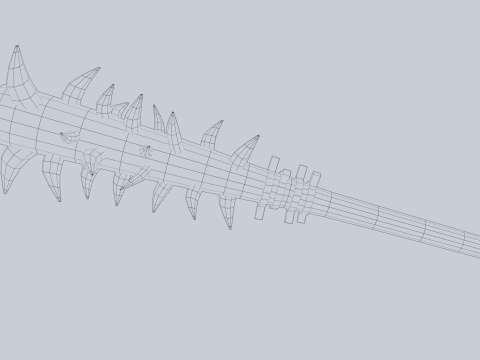 Primal weapon 3D-Modell