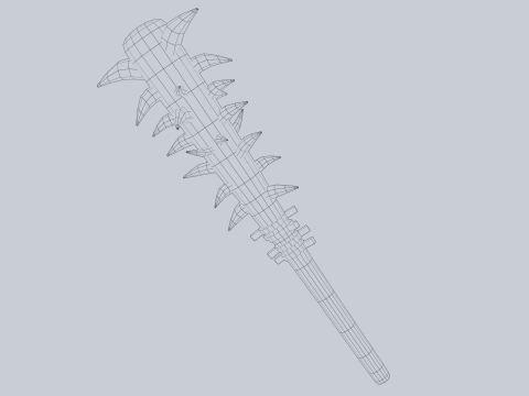 Primal weapon 3D-Modell