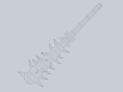 Primal weapon 3D-Modell