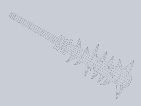 Primal weapon 3D-Modell