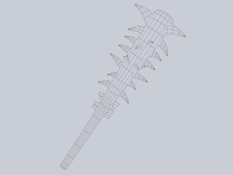Primal weapon 3D-Modell