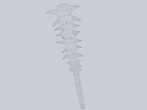 Primal weapon 3D-Modell